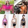 Sun Protection Shawl Sunscreen Shawl Soft Bandana Foulard Sunscreen Shawl Wrap  Outdoor
