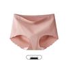 Summer 0023 Women's Antibacterial Traceless Yoga Briefs with 7A Latex Silk and Ice Silk for Comfort and Flexibility