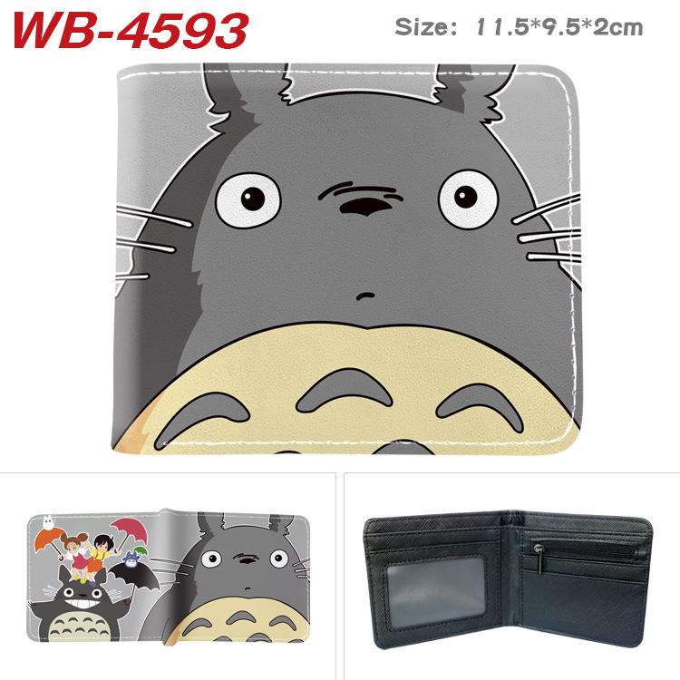 My Neighbor Totoro Coin Purse Large Capacity Full Color Print Short Card Holder Anime Wallet Leather Purse Gift 1pcs