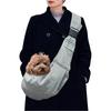 Dog Sling Carrier With Adjustable Strap For Traveling And Outdoor, Grey