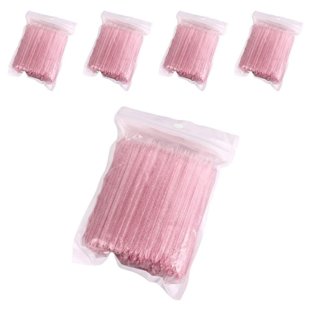 Lamong Disposable Pink Nail Pusher Cuticle Care Stick 50p 5 pcs 75mm