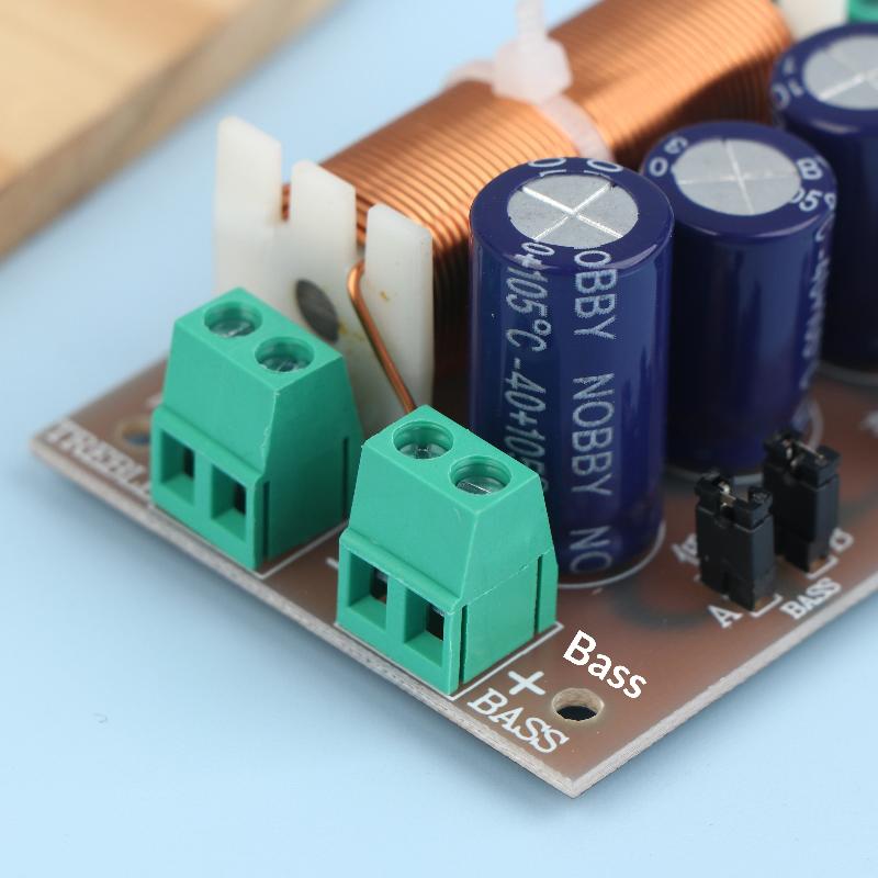 400 Вт Аудиодинамик Разделитель частот 2-канальный Модуль кроссоверных фильтров Регулируемый Полный диапазон Высокие частоты Низкие частоты Беспаечный