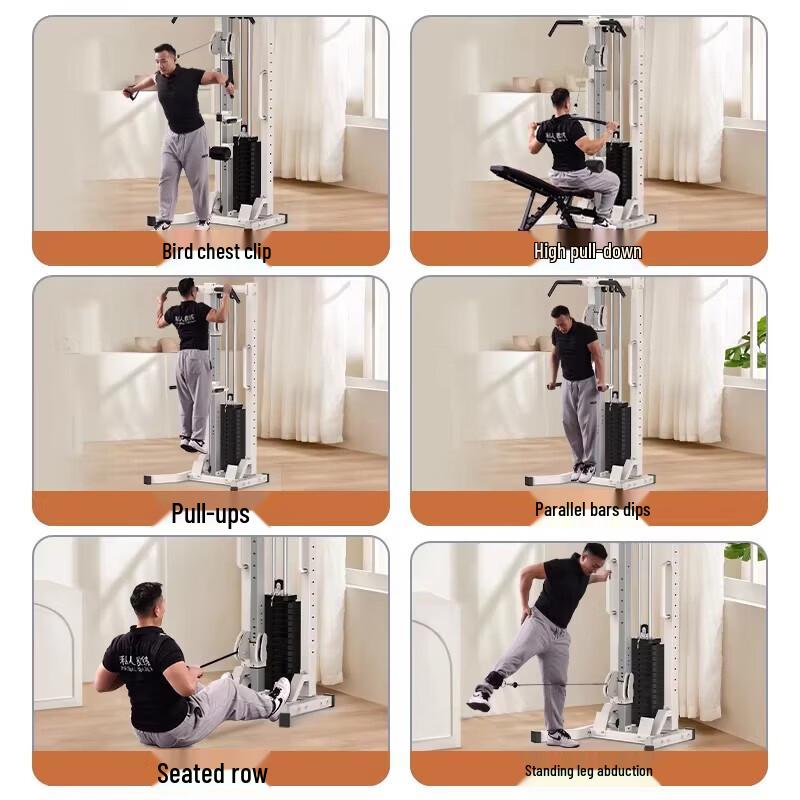 Junxia 5107 Commercial Multi-Functional Cable Crossover and Home Gym Trainer