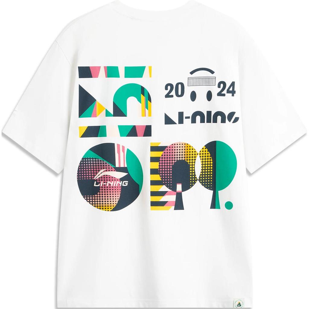 Футболка Li Ning Унисекс Стандартная Белая AHSUC19-1