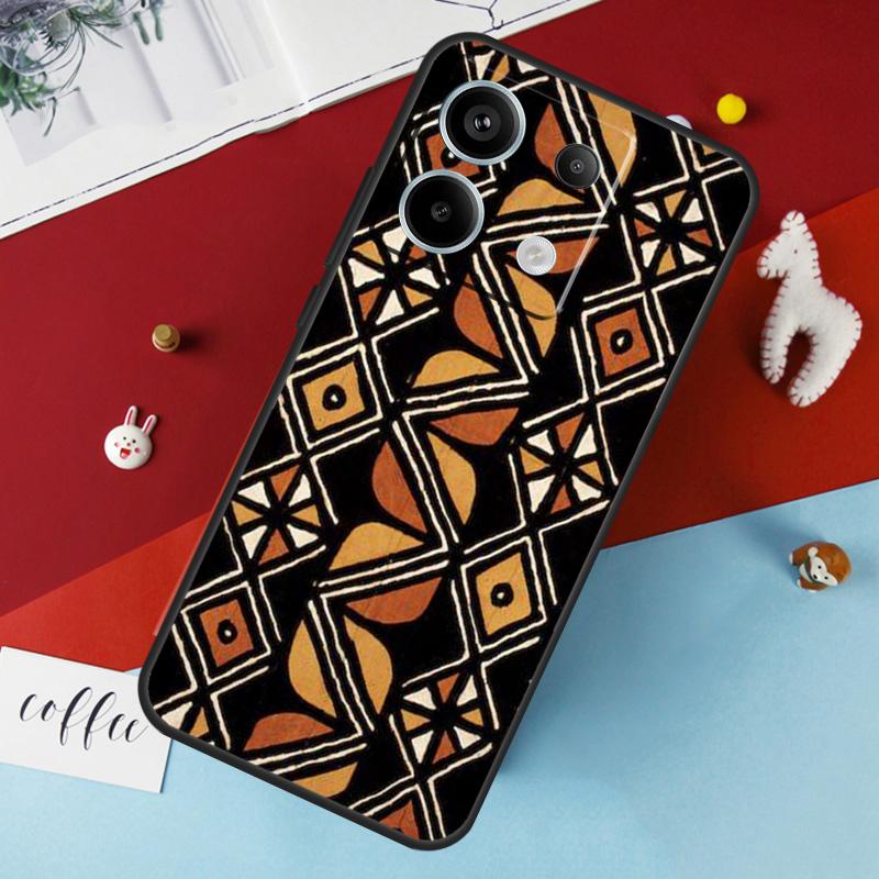 African Wax Print Design Case for Xiaomi Redmi Note 13 12 10 8 9 11 Pro 12S 10S 11S Redmi 13C 10A 10C 9C 12C Cover