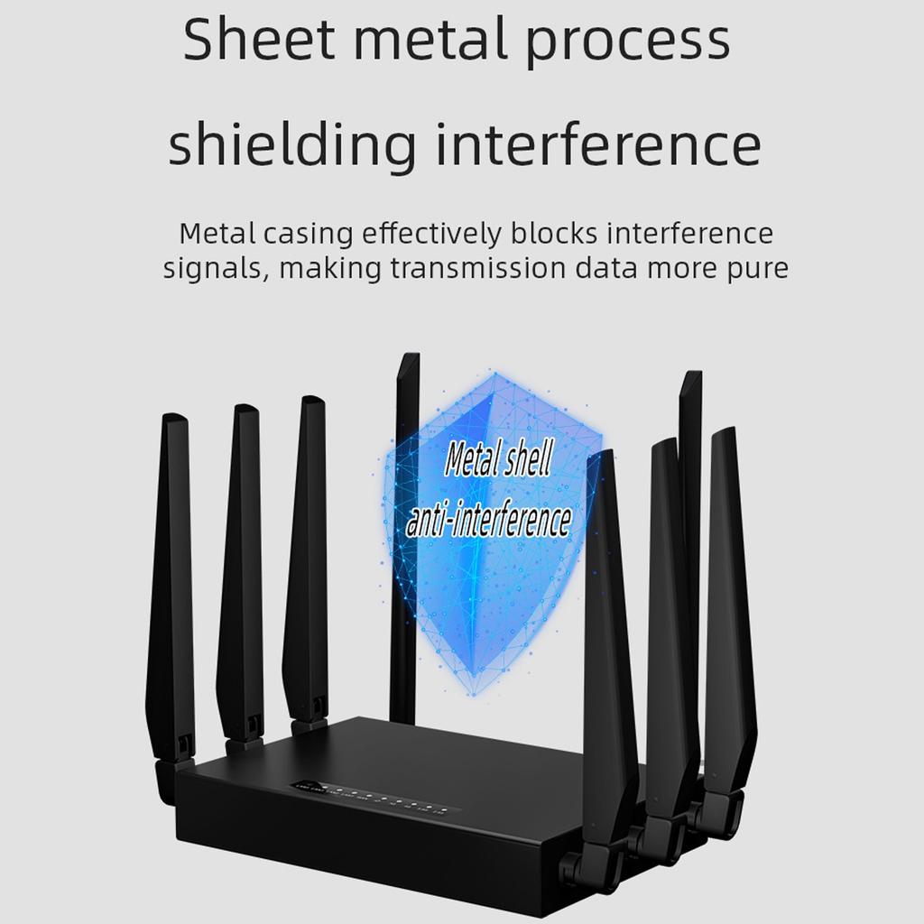 5G Wifi 6 Роутер Множественное Совместное Использование 5G CPE Роутер 100-240В Отвод Тепла Двухдиапазонный Wifi 1000 Мбит/с Со Слотом Для SIM-карты Для