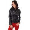Women's Soft Real Leather Jacket Motorcycle Black Biker Slim Fit Lambskin Jacket