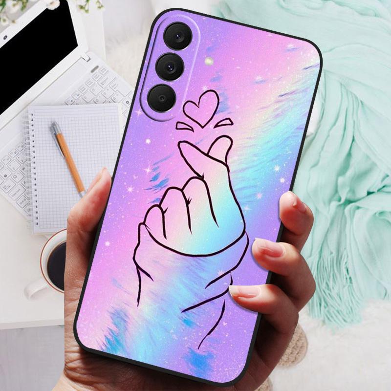 For Samsung Galaxy A37 A57 5G Case Catoon Silicon Back Cover Phone Case for Samsung A17 A07 4G Cases GalaxyA57 Soft bumper coque
