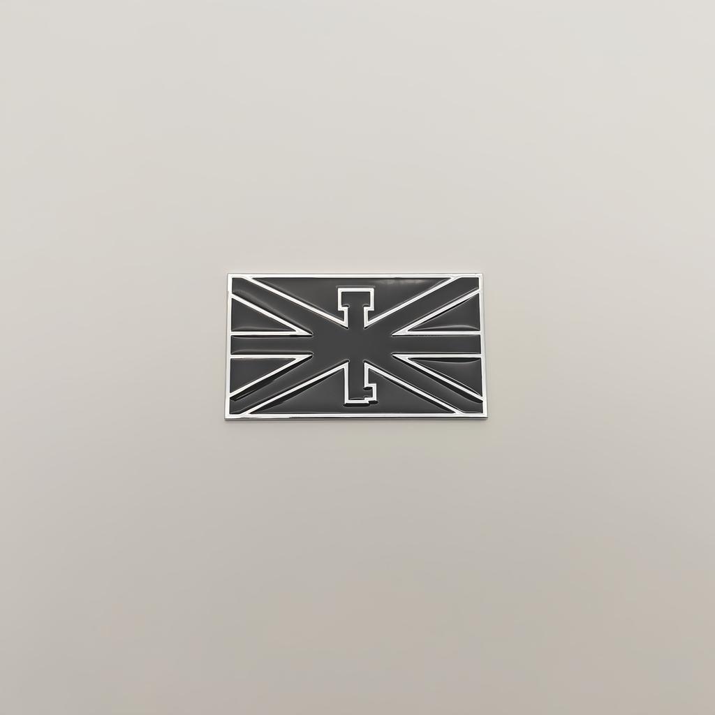 1pc 3D Metal British National Flag Emblem Decal Side Fender Rear Fender Badge Sticker for All Car There are Six Colors to Choose From