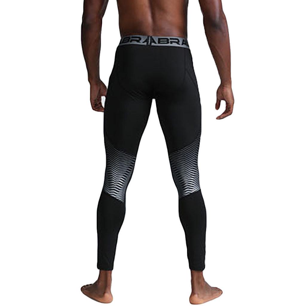 Мужские спортивные быстросохнущие леггинсы