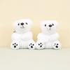 Cute Polar Bear Plush Keychain Adorable Stuffed Animal Doll Perfect Gift Idea