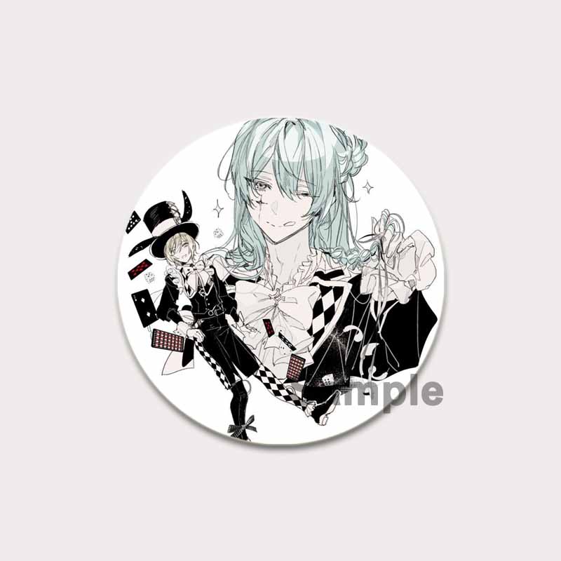 32/44/58 мм Аниме Ensemble Stars Pin Мультяшная фигурка Wataru Hibiki Брошь Креативный милый художественный значок для рюкзака Декор Фанаты Коллекция Подарки