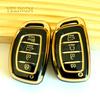 4-кнопочный ТПУ чехол для ключа автомобиля для Hyundai Avante Sonata Santa Fe 2015 2017 2018 Tucson 2017 2018 Elantra Azera 2018 Creta