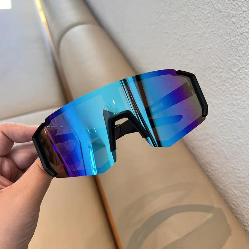 Спортивные солнцезащитные очки для активного отдыха, женские и мужские, люксовые брендовые дизайнерские винтажные солнцезащитные очки, популярные панк-лыжные ветрозащитные очки