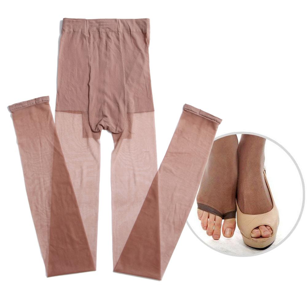 Hot Socks Sexy Sheer Ultra-Thin Tights Pantyhose Open Toe Pantyhose Stockings Fashion