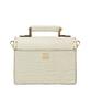 Brogue And Morrow Croco Nemo Bag (Vanilla)