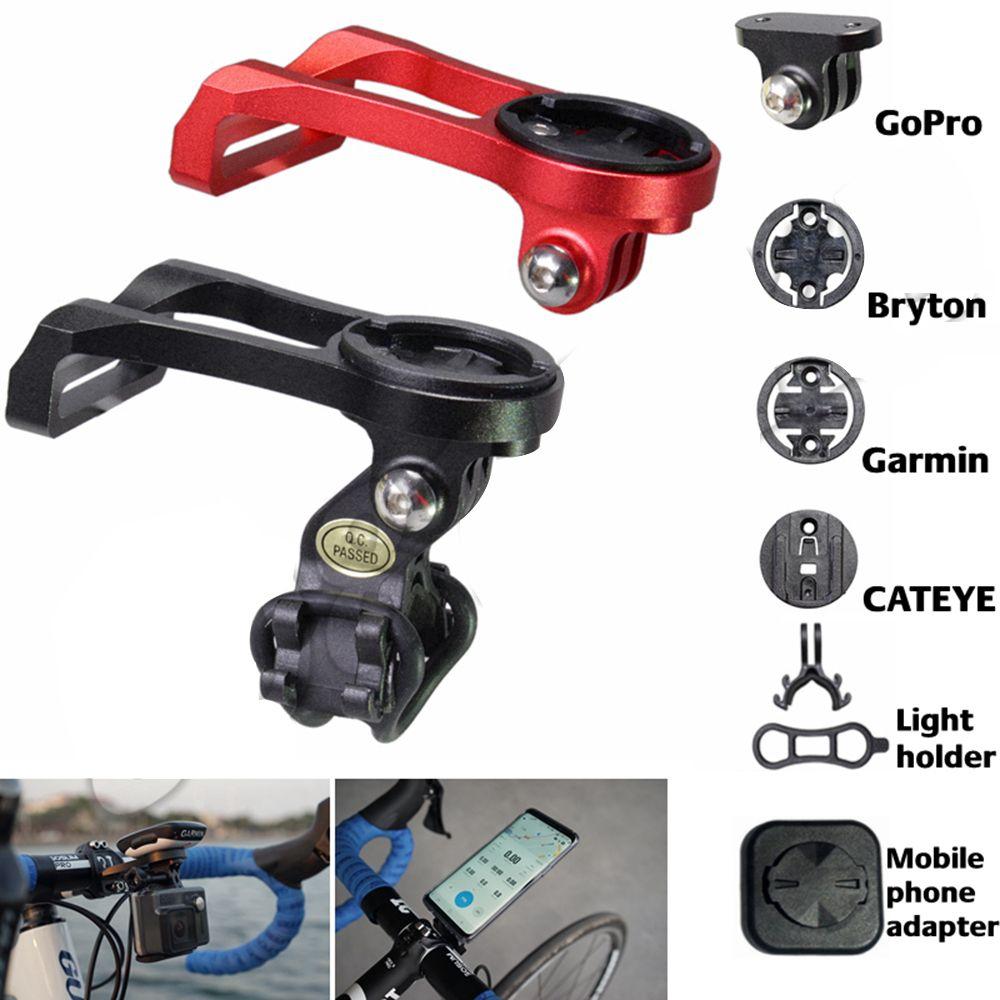 Outdoor Bicycle Front Bike Handlebar Extender Mount Bracket Flashlight Holder Aluminum Alloy