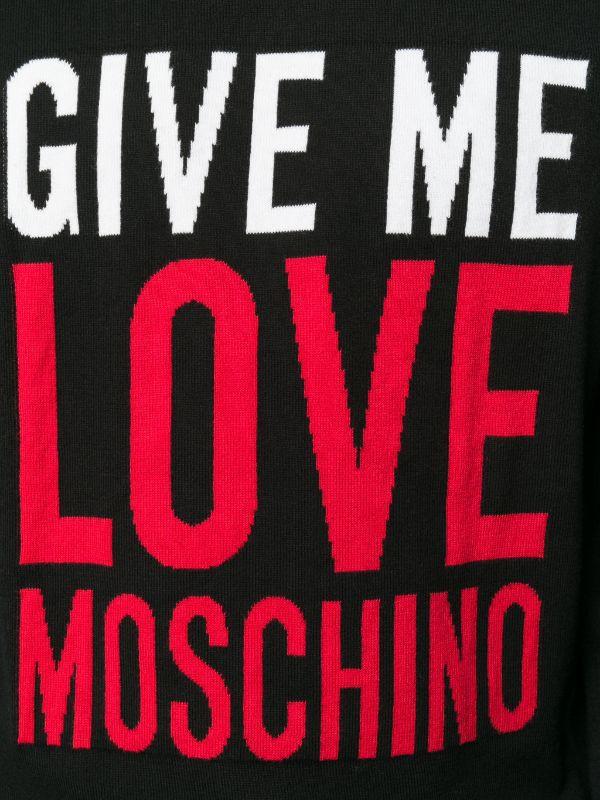 Love moschino luxury men's sweater nero -45%%% - Size: L