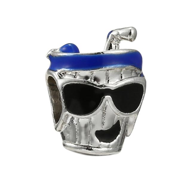 2pcs /Lot Cute Owl Panda Fish Mom Turtle Charm Beads Pendant Fit Diy Original Bracelets Necklaces For Women Men Jewelry Making