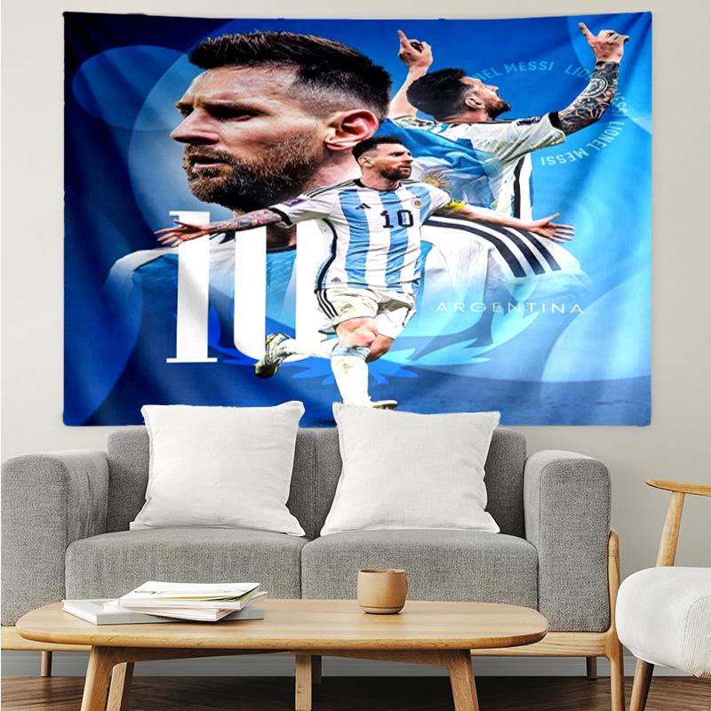 World Cup Celebration Messi Tapestry Hanging for Bedroom,Livingroom, Playroom,Decor Art Room Wall Tapestry Holiday and Birthday Gifts