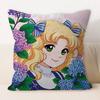 Anime M-Manga C-Candy C-Candy Pillow Covers Cartoon Sofa Decorative Home Double-sided Printing Short Plush Cute Cushion Cover