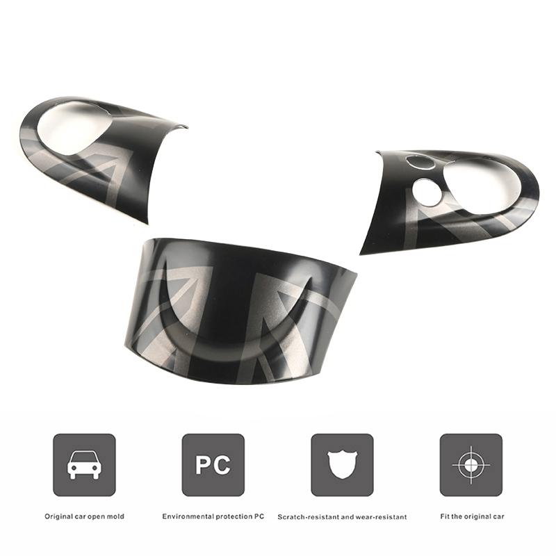 For MINI COOPER R55 R56 R57 R58 R59 R60 R61 Steering Wheel Panel button Sticker Cover Sticker Case Interior Accessories njbwy33