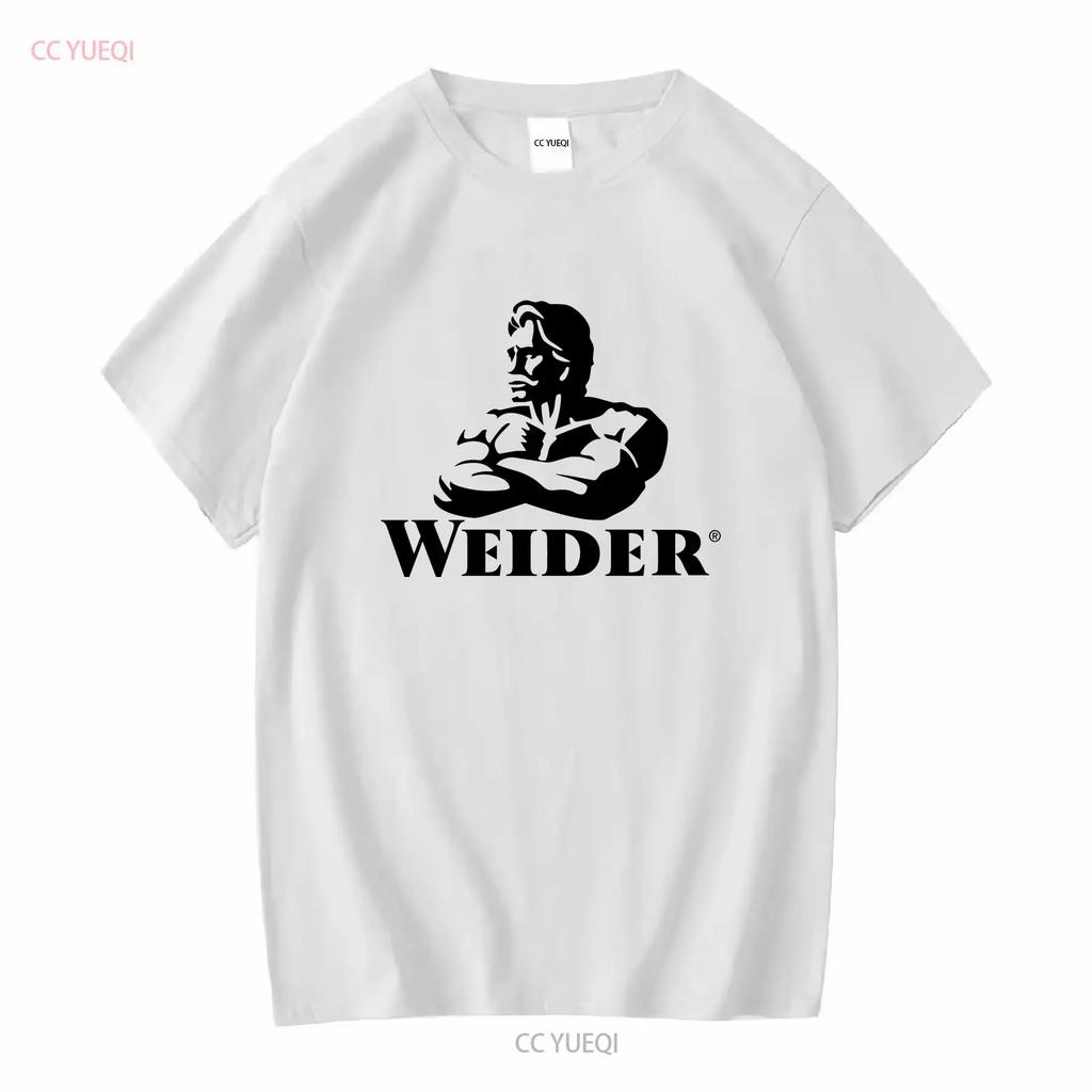 JOE WEIDER Фитнес Бодибилдинг Мягкая футболка винтажная Стиранная с принтом Унисекс мода Удобная Эластичная мужская