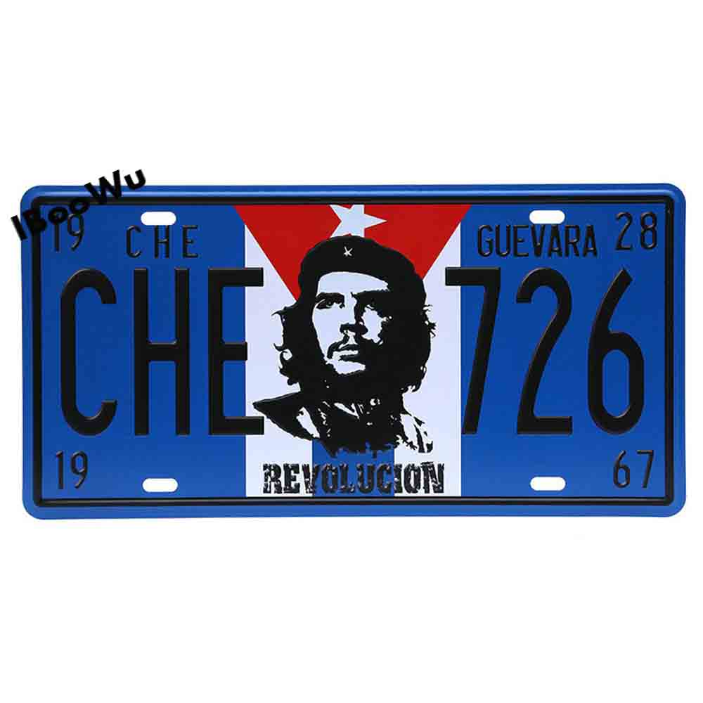 Worldwide Popular City License Plate Poster Vintage Wall Decor North America Metal Tin Sign Plaques Poster 15x30cm