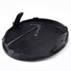 1 Pair Left & Right Front Bumper Tow Hook Cover Cap 52128-02910 Black Plastic Fit for Toyota Corolla 2007 2008 2009