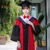 Graduation Cap And Gown Set Class of 2025 Graduate Uniform Academic Doctor Robe with Tassel for High School College Bachelor