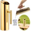 Golden Gold Stainless Steel Ice Cold Freeze Water Pot Kettle Wine Beer Jar Bar Juice Pitchers Red Wine Divider Containers 1.5/2L