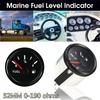 Universal Boat Vechile Fuel Level Gauge Marine Yacht Trim Tank Indicator 52mm 12/24V 0-190 Ohms
