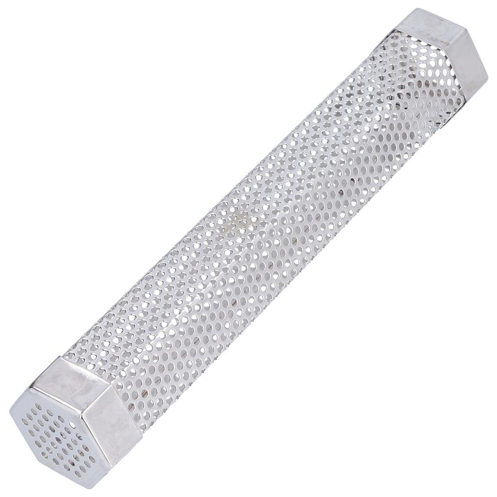 Smoker Tube 304 Stainless Steel Portable Hex Stable Barbecue Smoke Generator Pipe for Cold Hot Smoking Grilled Foods