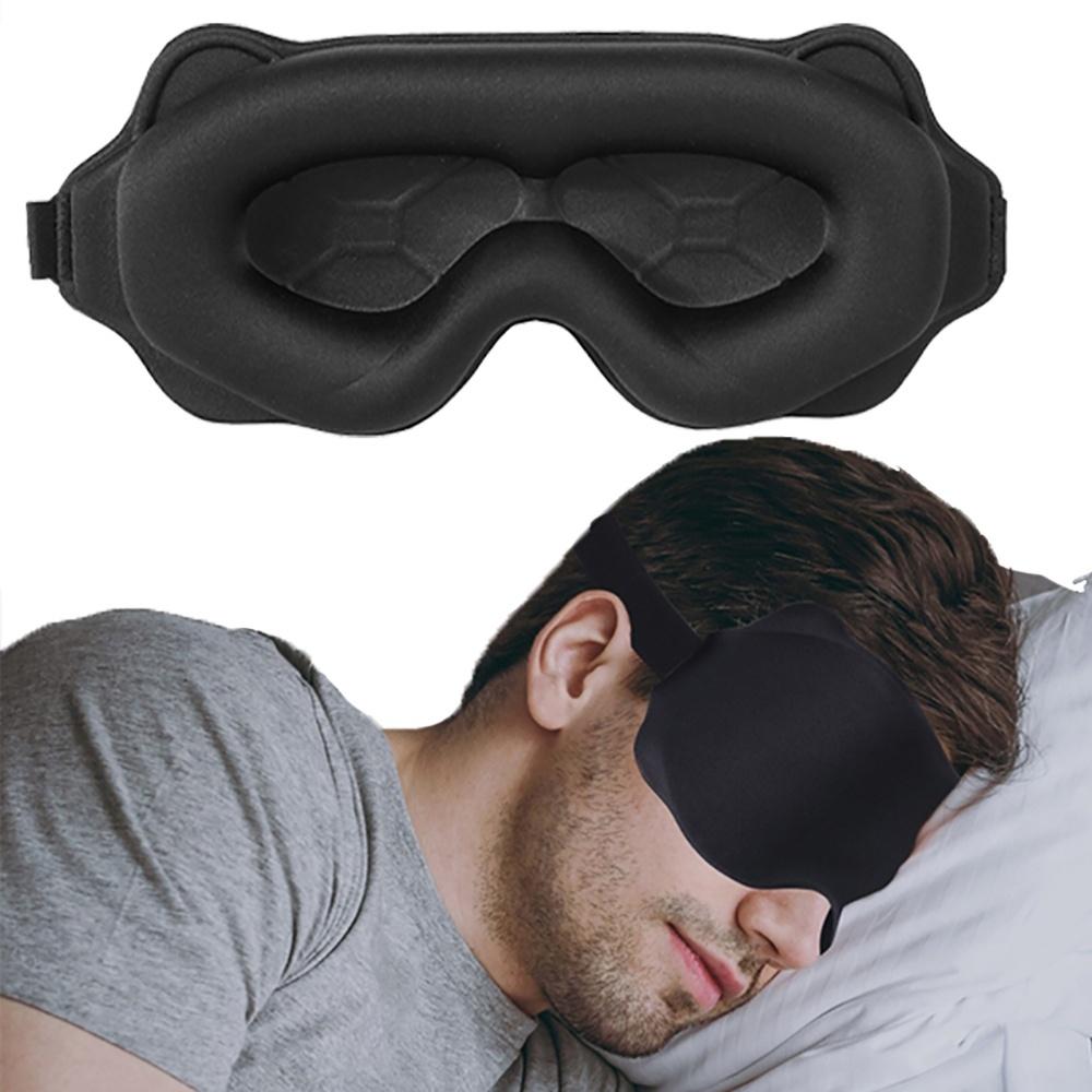 Multiple Color Sleeping Mask Block Out Light Sleep Mask For Eyes Soft Sleeping Aid Eye Mask for Travel Eyeshade Night Breathable