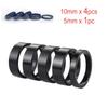 5pcs Bicycle Handlebar Headset Spacer Aluminum Alloy Washer Fit 1-1/18in Stem for MTB Mountain Road Bike Front Stem Fork 5/10mm2