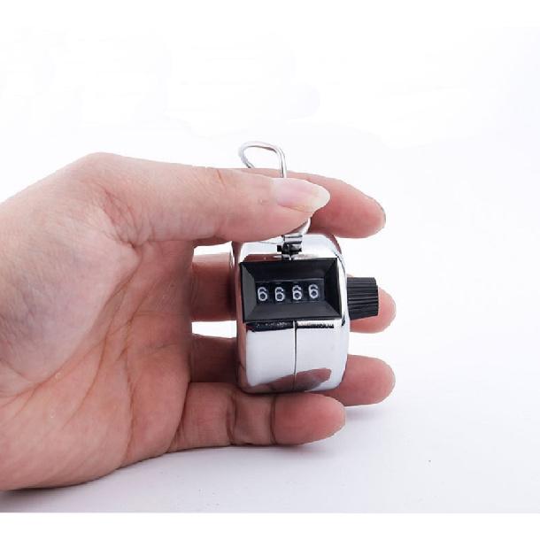 4 Digit Number Hand Held Tally Counter Mini Mechanical Digital Hand Tally Counter Counting Golf Clicker Training Counter 1