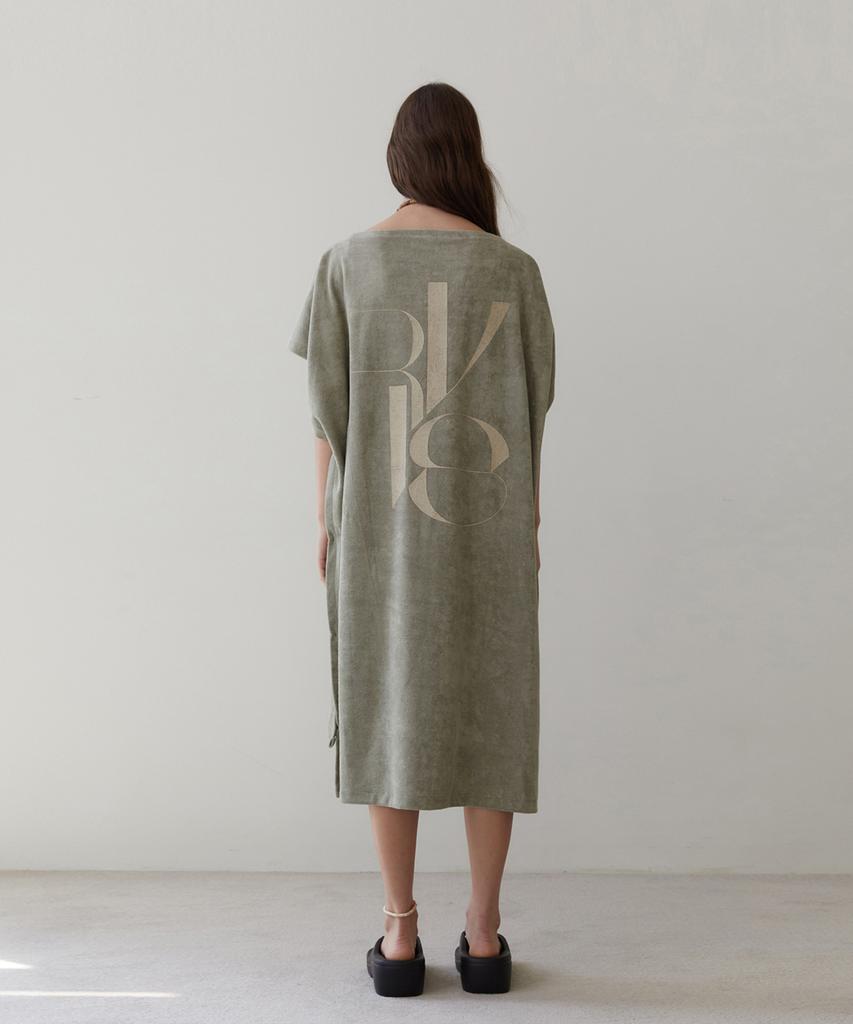 REVOIRSIS Rvis Terry Twoway Poncho Khaki