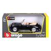 Bburago 1/24 Scale Porsche 356B Cabriolet 1961 Black / Diecast Model Car, Finished Product, 18-22078