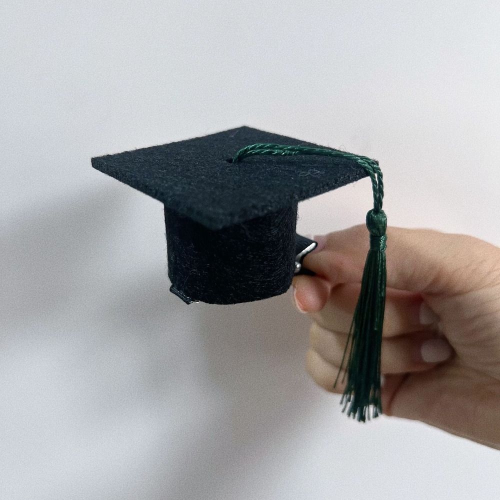 Graduation Season Mini Bachelor Hat Hairpin Small Graduation Hat Graduation Headwear  Student
