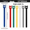T-Type Magic Tape Cable Ties for Earphones, Data Cables, Organizers, and Network Cables with Back-to-Back Adhesive Straps.