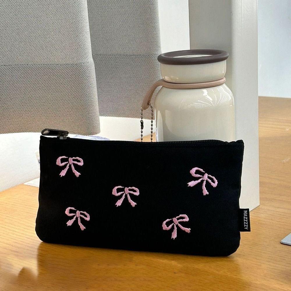 Холщовая Милая Вышитая Сумка Прекрасный Принт Сумка для Хранения Модная Косметичка