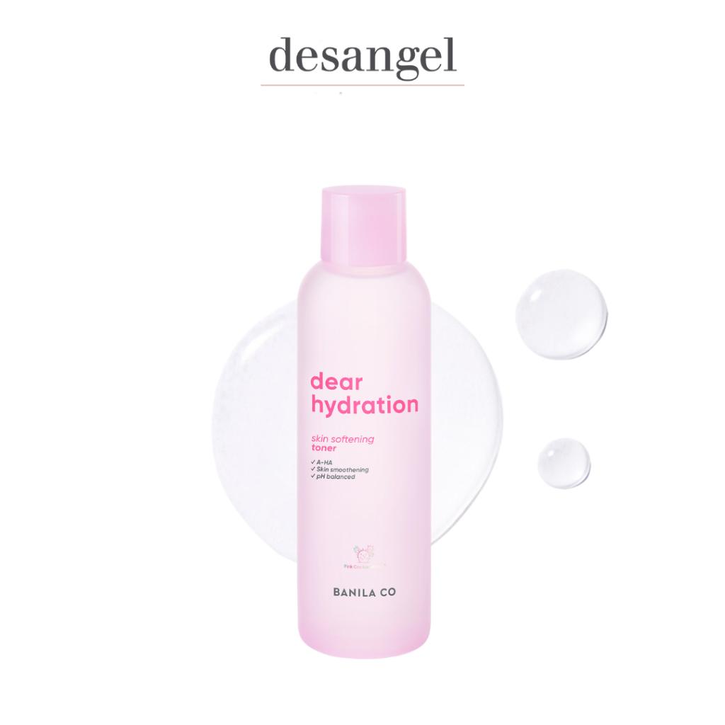 BANILA CO Dear hydration skin softing toner - разглаживающий тоник для осветления и увлажнения кожи / 200 мл