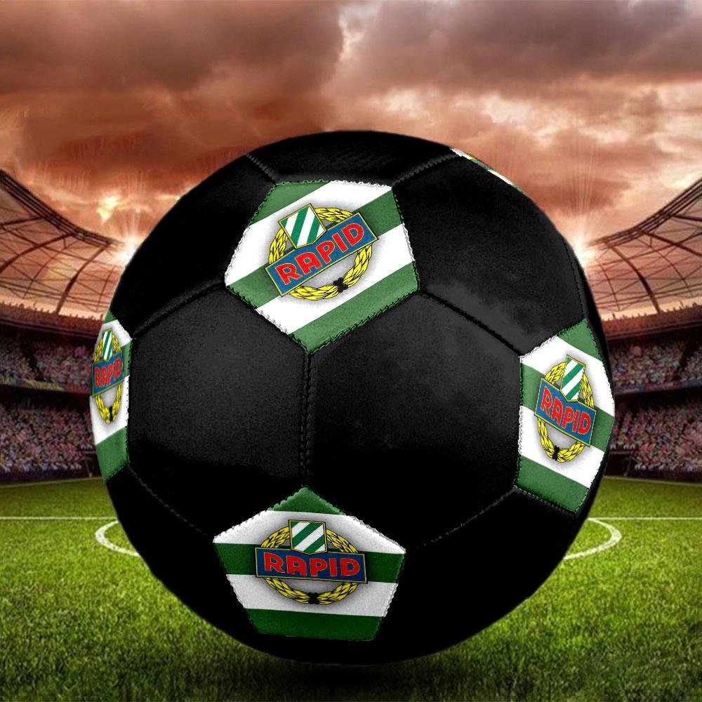 1 шт. SK Rapid размер плаката 5 футбольный мяч ПрагаФутбольный мяч для зала Цветной Для всех возрастов Машинная строчка ПВХ Готов к соревнованиям Прочный Высокий отскок