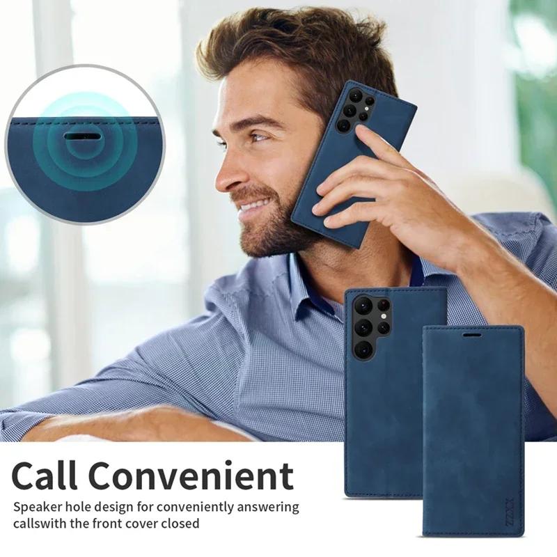 Кожаный чехол-книжка с магнитной застежкой для Samsung Galaxy A02s A03 A04s A10 A11 A12 A20 A21s A22 A23 A31 A32 A33 5G A50s A51 A52 A71