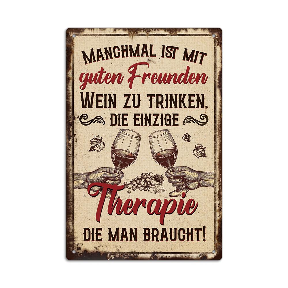 Декор 1 шт. Немецкая винтажная металлическая жестяная вывеска, настенный декор для дома, фермерского бара, паба, клуба, подарок для друзей, 7,9x11,8 дюймов