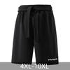 Большие размеры 4XL-10XL Летние черные шорты для мужчин Одежда Эластичная талия Повседневные шорты Оверсайз