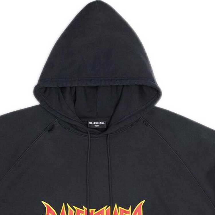 Balenciaga SS22 Sweatshirt Loose Fit Men's Black 697879TMV891055