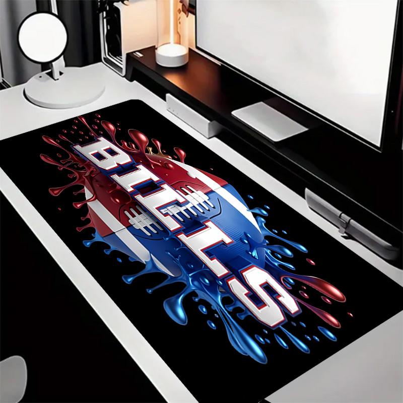 Buffalo Bill LOGO Theme Premium Non-slip Mouse Pad with Stitched Edges,Durable Rubber Material,for Desktop & Gaming Great Gifts
