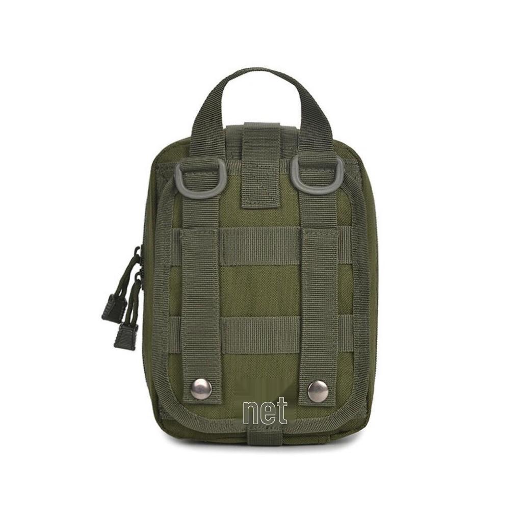 “Tactical Camo Outdoor Medical Bag - Multifunctional Emergency & First Aid Kit”