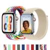 Ремешок для Apple Watch 44 мм 40 мм 45 мм 41 мм 42 мм ultra 49 мм correa Плетеный браслет Solo Loop Apple watch series 7 3 5 se 6 8